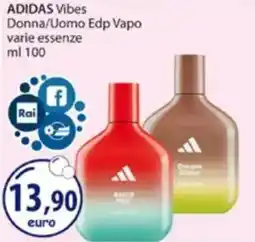 Acqua & Sapone ADIDAS Vibes Donna/Uomo Edp Vapo varie essenze offerta