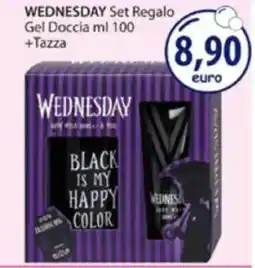 Acqua & Sapone WEDNESDAY Set Regalo Gel Doccia +Tazza offerta