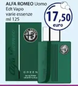 Acqua & Sapone ALFA ROMEO Uomo Edt Vapo varie essenze offerta