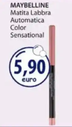 Acqua & Sapone MAYBELLINE Matita Labbra Automatica Color Sensational offerta