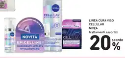 Spazio Conad Linea cura viso cellular NIVEA trattamenti assortiti offerta