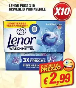 Maury's Lenor pods x10 risveglio primaverile offerta
