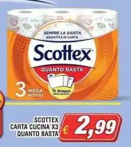 Maury's Scottex carta cucina x3 quanto basta offerta