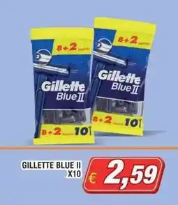 Maury's Gillette blue II x10 offerta