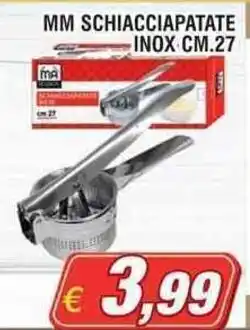 Maury's MM schiacciapatate inox 27 cm offerta