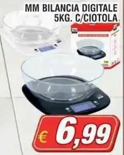 Maury's MM bilancia digitale c/ciotola offerta