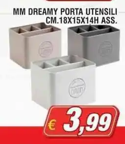 Maury's MM dreamy porta utensili cm.18x15x14H ass. offerta