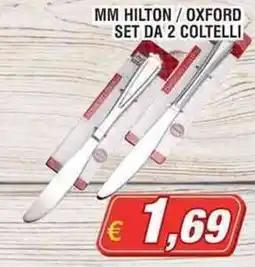 Maury's MM hilton / oxford set da 2 coltelli offerta