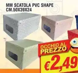 Maury's MM scatola pvc shape cm.50x39x24 offerta