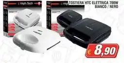 Maury's Tostiera htc elettrica 700W bianco / nero offerta