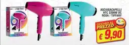 Maury's Asciugacapelli HTC 2200W DC rosa/tiffany offerta