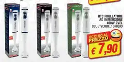 Maury's HTC frullatore ad immersione 400W 2vel blu/verde/grigio offerta
