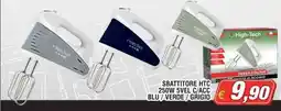 Maury's Sbattitore HTC 250W 5vel c/acc blu/verde/grigio offerta
