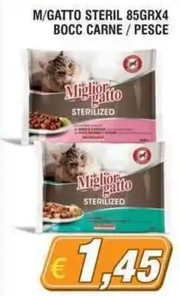 Maury's M/gatto steril bocc carne/pesce offerta