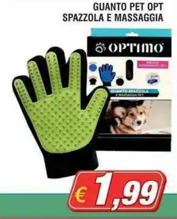 Maury's Guanto pet OPT spazzola e massaggia offerta