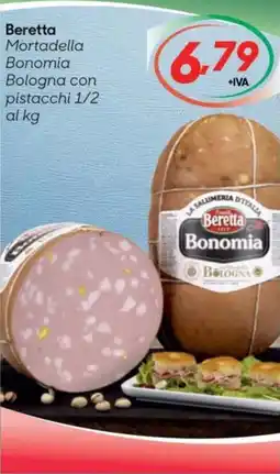 Pac Cash&Carry Beretta Mortadella Bonomia Bologna con pistacchi 1/2 offerta