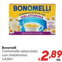 Pac Cash&Carry Bonomelli Camomilla setacciata con melatonina 14 filtri offerta