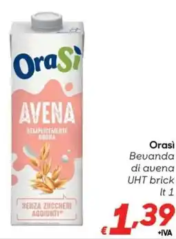 Pac Cash&Carry Orasì Bevanda di avena UHT brick offerta
