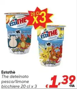 Pac Cash&Carry Estathè The deteinato pesca/limone offerta