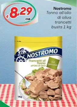 Pac Cash&Carry Nostromo Tonno all'olio di oliva trancetti busta offerta