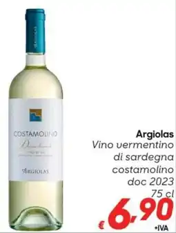 Pac Cash&Carry Argiolas Vino vermentino offerta