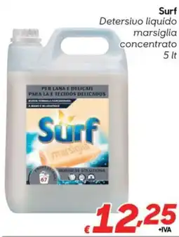 Pac Cash&Carry Surf Detersivo liquido marsiglia concentrato offerta