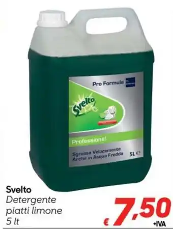 Pac Cash&Carry Svelto Detergente piatti limone offerta