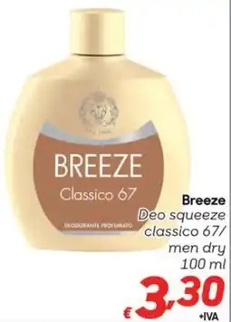 Pac Cash&Carry Breeze Deo squeeze classico 67/ men dry offerta