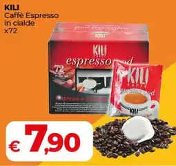 Coop KILI Caffè Espresso in cialde x72 offerta