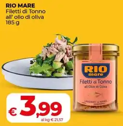 Coop RIO MARE Filetti di Tonno all'olio di oliva offerta