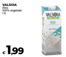 Coop VALSOIA Riso 100% vegetale offerta