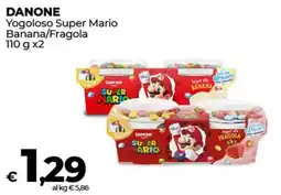 Coop DANONE Yogoloso Super Mario Banana/Fragola offerta