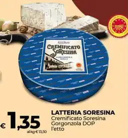 Coop LATTERIA SORESINA Cremificato Soresina Gorgonzola DOP offerta