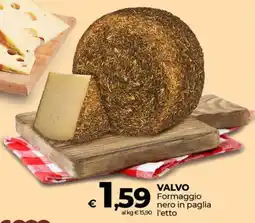 Coop VALVO Formaggio nero in paglia offerta