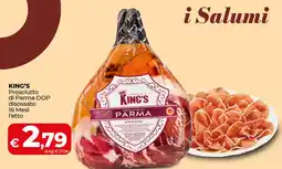 Coop KING'S Prosciutto di Parma DOP disossato 16 Mesi offerta