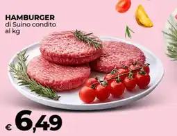 Coop Hamburger di suino condito offerta