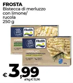 Coop FROSTA Bistecca di merluzzo con limone/ rucola offerta