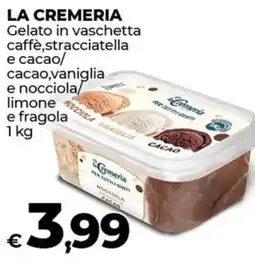 Coop LA CREMERIA Gelato in vaschetta caffè, stracciatella e cacao offerta