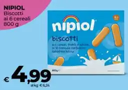 Coop NIPIOL Biscotti ai 6 cereali offerta