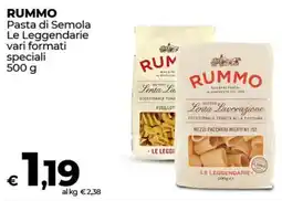 Coop RUMMO Pasta di Semola Le Leggendarie vari formati speciali offerta