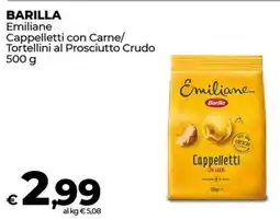 Coop BARILLA Emiliane Cappelletti con Carne offerta