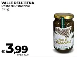 Coop VALLE DELL' ETNA Pesto di Pistacchio offerta