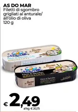 Coop AS DO MAR Filetti di sgombro grigliati al anturale/ all'olio di oliva offerta