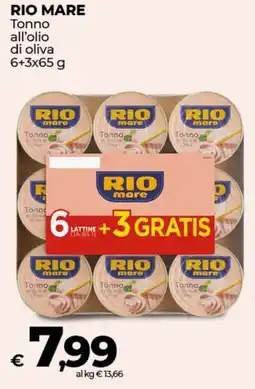Coop RIO MARE Tonno all'olio di oliva offerta