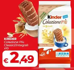 Coop KINDER Colazione Più Classici/Integrali ΧΙΟ offerta