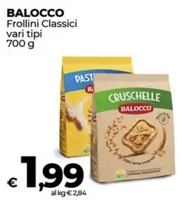 Coop BALOCCO Frollini Classici vari tipi offerta