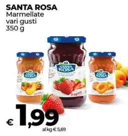 Coop SANTA ROSA Marmellate vari gusti offerta