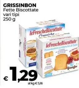 Coop GRISSINBON Fette Biscottate vari tipi offerta