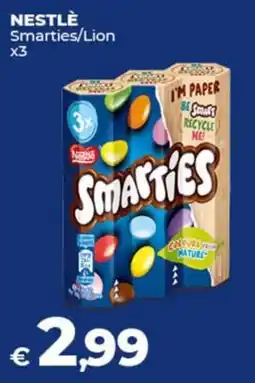 Coop NESTLE Smarties/Lion х3 offerta