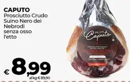 Coop CAPUTO Prosciutto Crudo Suino Nero dei Nebrodi senza osso offerta
